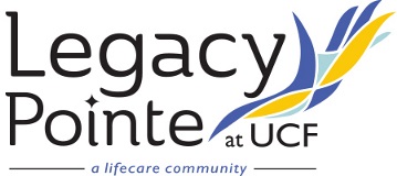 Logo of Legacy Pointe at UCF, University of Central Florida.