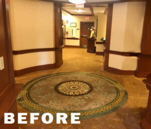 Carpet Hallway Before