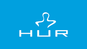 HUR blue background logo